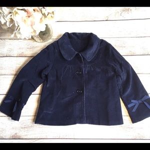 Rags Land corduroy jacket navy blue